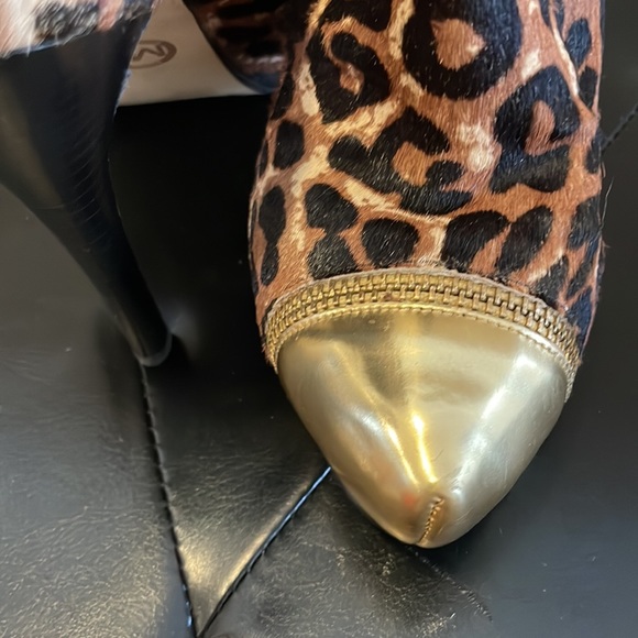 Brand new Michael Kors CYNTHIA Leopard Print Calf Hair - Picture 5 of 5